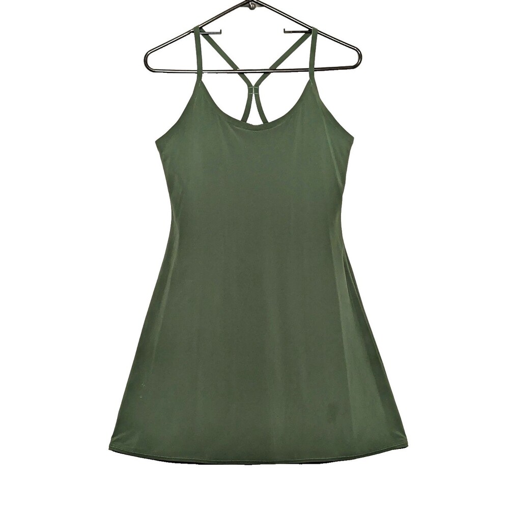 Outdoor Voices Womens Small Green Run The Exercise Performance Golf Tennis Dress